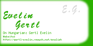 evelin gertl business card